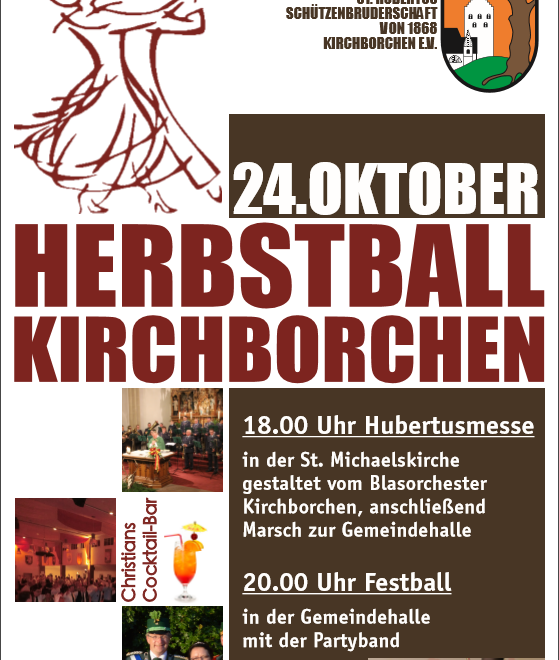 Plakat Herbstball 2015