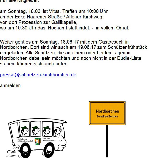 2017 06 17 Termine am Wochenende